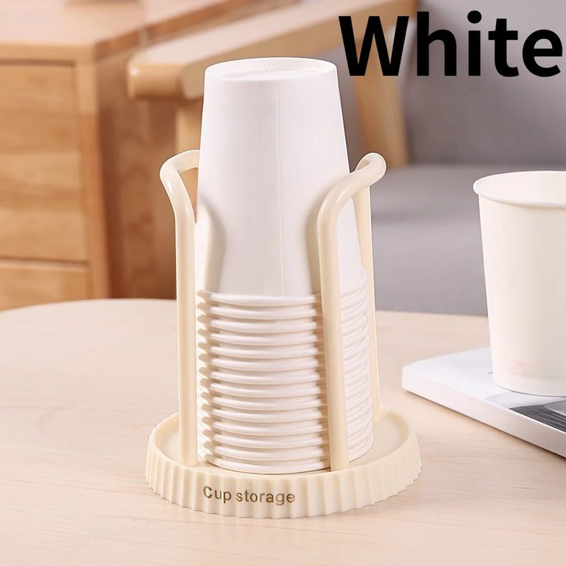 1pc Cup Holder,Multi-Functional Disposable Cup Dispenser for Tea Cup Storage,Home Organizers and Storage,Home Accessories.