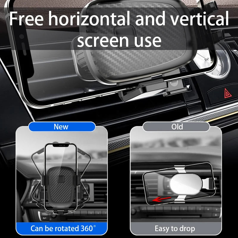 SEAMETAL 17mm Universal Ball Head Car Phone Holder Hook Auto Air Outlet Vent Base Gadget Cellphone Support for Car Accessories