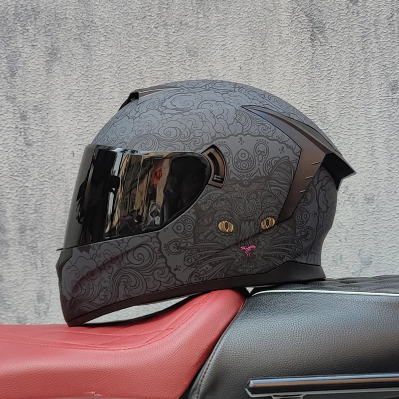 LVS Full Face Helmet Casco Moto Capacete Motorcycle Helmet Racing Kask Casque Moto Full Face Kask Downhill DOT