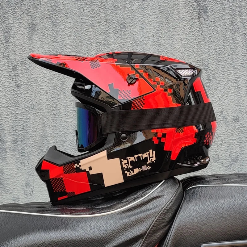ORZ high-quality Motorcycle Helmet Off-road Helmet Bike Downhill AM DH Cross Helmet Capacete Motocross Casco