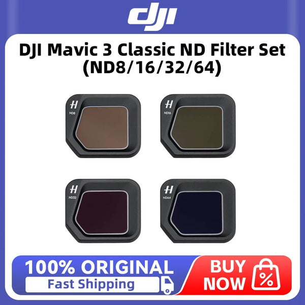 DJI Mavic 3 Classic ND Filter Set (ND8/16/32/64) for DJI Mavic 3 Classic New Original Accessories in Stock