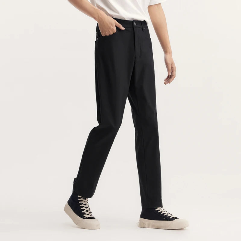 Semir Men Pants Comfortable Slim Tapered Work Commute Easy Care Stretch 2026 Autumn Casual Style Long Trousers Daily Wear