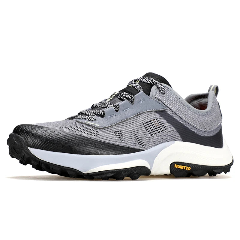 HUMTTO Shoes for Men Breathable Trail Sneakers Luxury Designer Anti-slip Sports Hiking Men's Boots Outdoor Trekking Sneaker Man