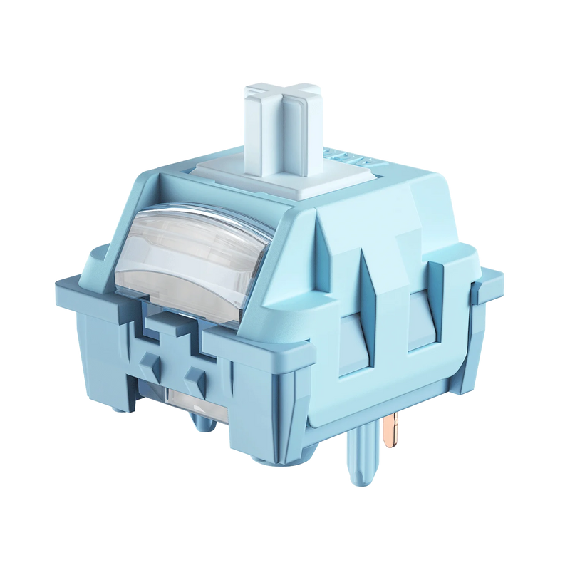 Akko Creamy Blue U1 48gf Tactile Switch Factory-lubed Light 5Pins Hot-swappable MX Switch Mechanical Keyboard Accessories 100pcs