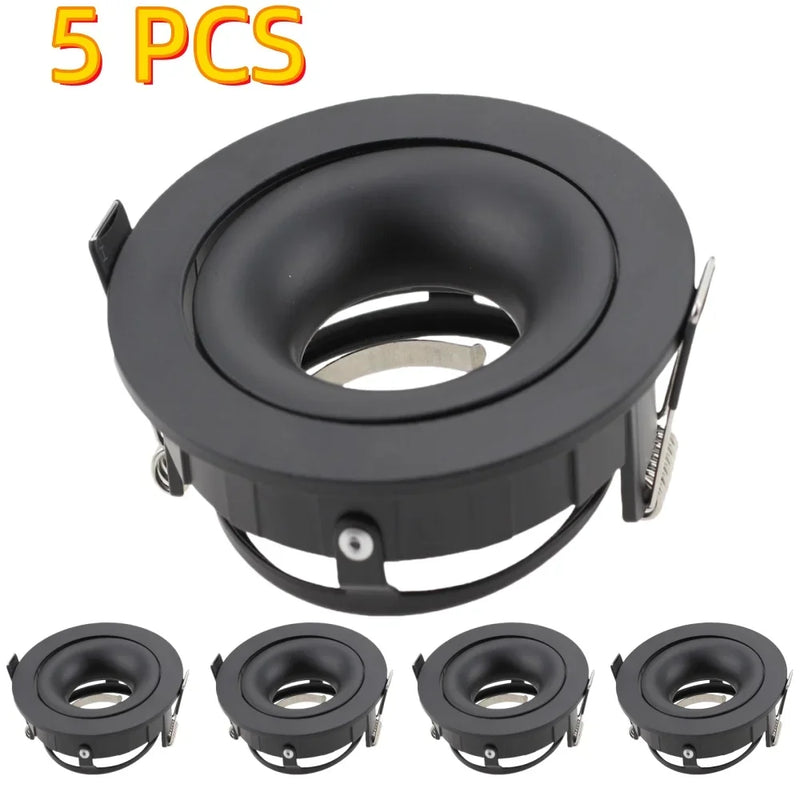 JOYINLED 1/5PCS Recessed Downlight Frame LED Ceiling Fixtures Downlight GU10 MR16 Ceiling Spot Lights Fitting Fixture