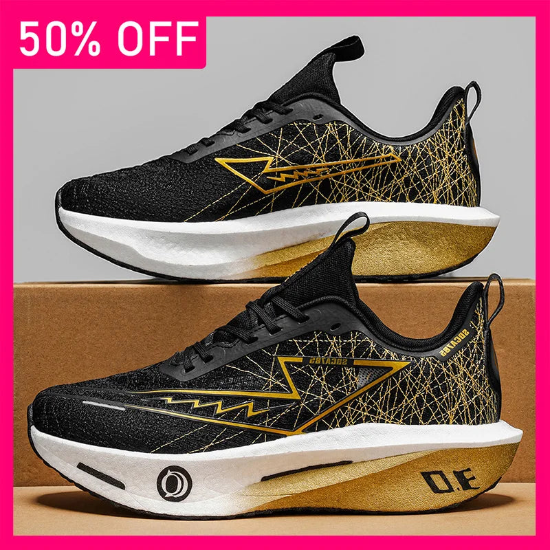 Unisex Sports Shoes Light Breathable Comfortable Mesh Casual Running Shoes Daily Training Thick Soled Anti Slip Fitness Shoes