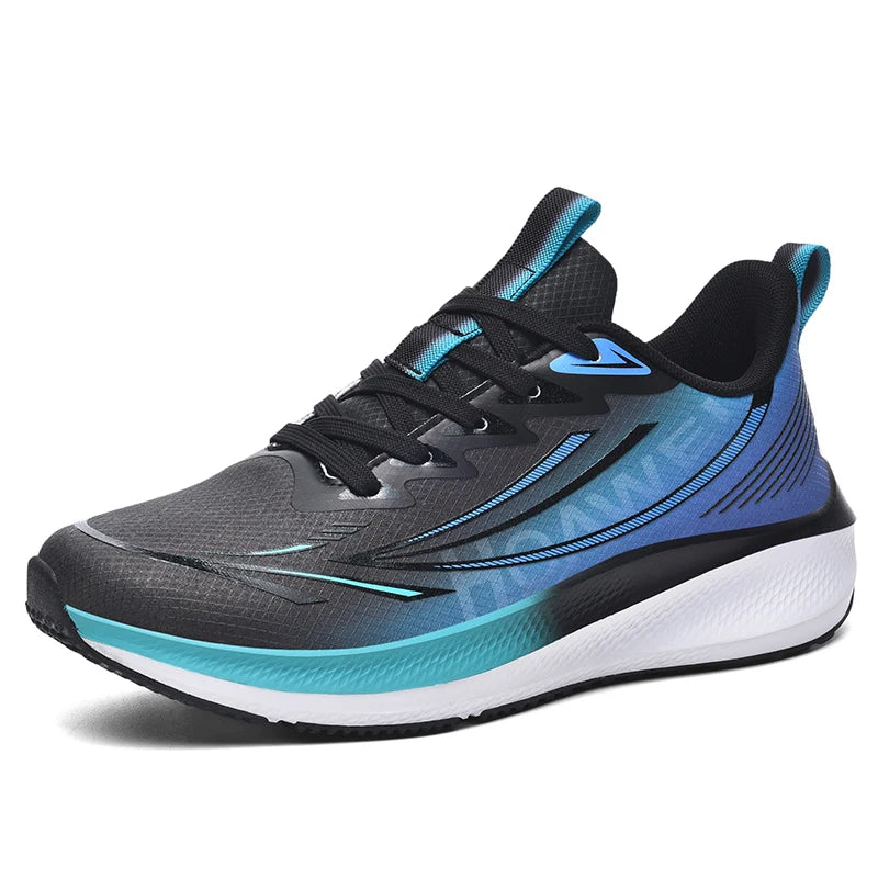 Men's plus-size high-quality racing running shoes Four Season lightweight breathable casual sports shoes Students speed sneakers