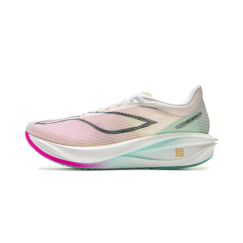 ស្បែកជើងរត់ប្រណាំងបុរស Li-Ning FEIDIAN 5 CHALLENGER SUPER BOOM Cushion បន្ទះកាបូន-ហ្វាយប៊ឺរ LiNing Sneaker ARMV001 ARMW003