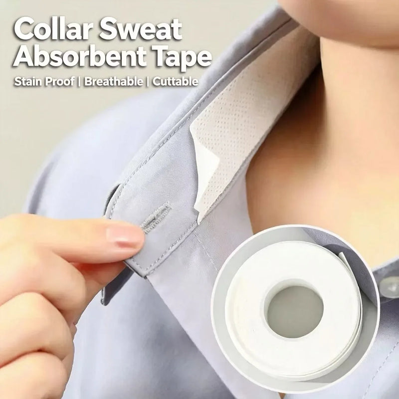 Disposable Hat Liner Sweat Pads, Neck Collar Sleeve Anti-Dirty Stickers, Absorbent Armpit Underarm Sweat Patches for Clothing H