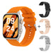 COLMI C81 2.0'' AMOLED Smartwatch Support AOD, 100 Sports Modes, IP68 Waterproof Smart Watch Men Women PK Ultra Series 8 Orange With 3 Strap