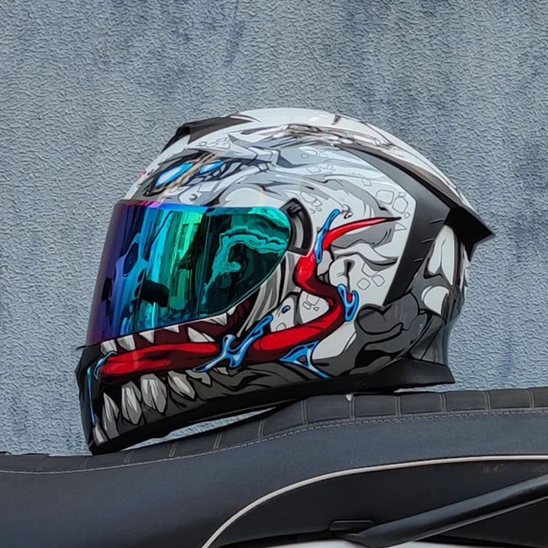 LVS Motorcycle full Face Helmets Moto Racing helmet Adult safety helmet DOT certification