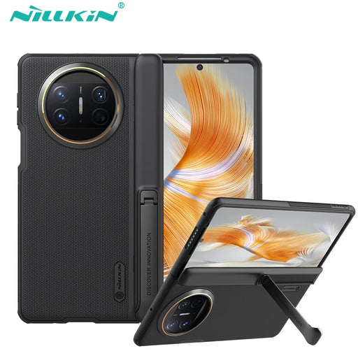 For Huawei Mate X3 Case NILLKIN Super Frosted Shield 180° Folding Back Cover Kickstand For Huawei Mate X 3 With Hidden Holder