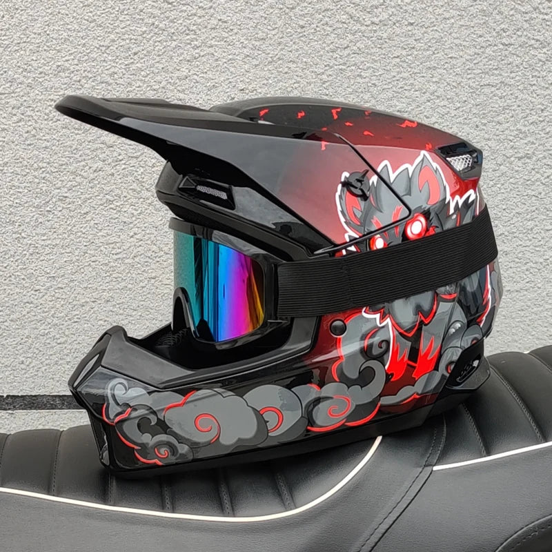 DOT approves ORZmotorcycle helmet children off-road helmet bike downhill AM DH cross helmet capacete motocross casco capacitance