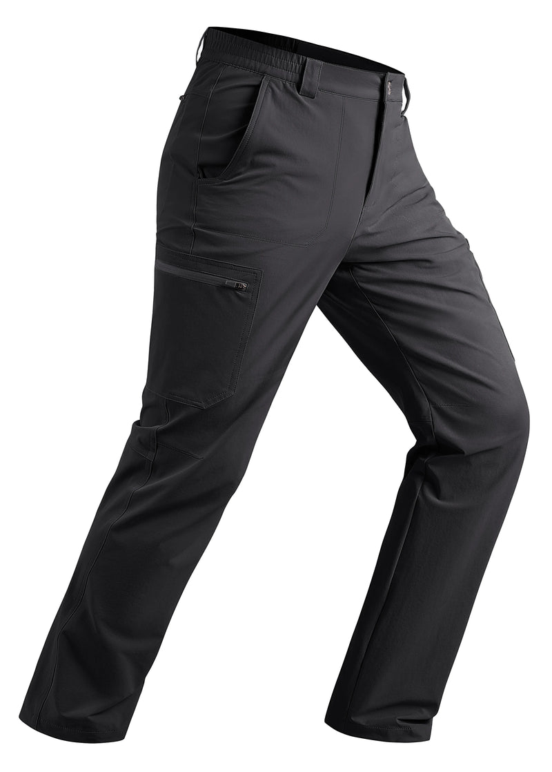 TACVASEN Men's Hiking Cargo Pants Summer Outdoor Lightweight Quick Dry Casual Water Resistant Fishing Work Stretch Pants