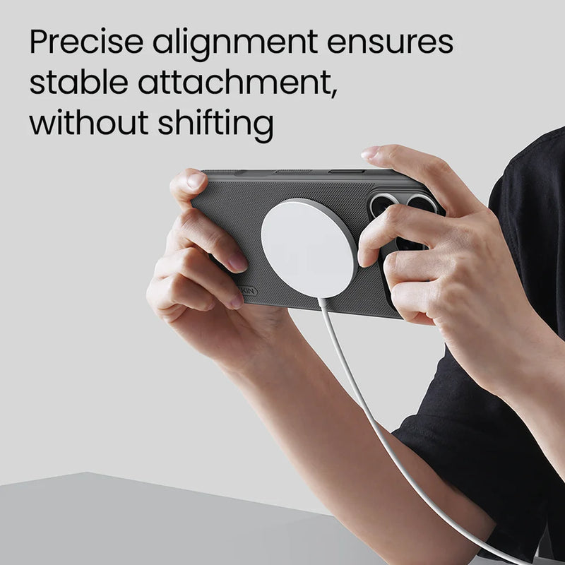 NILLKIN For iPhone 18 Pro Max Magsafe Case Super Frosted Shield Pro Shockproof PC Back Cover For iPhone 18 Pro Magnetic Cases