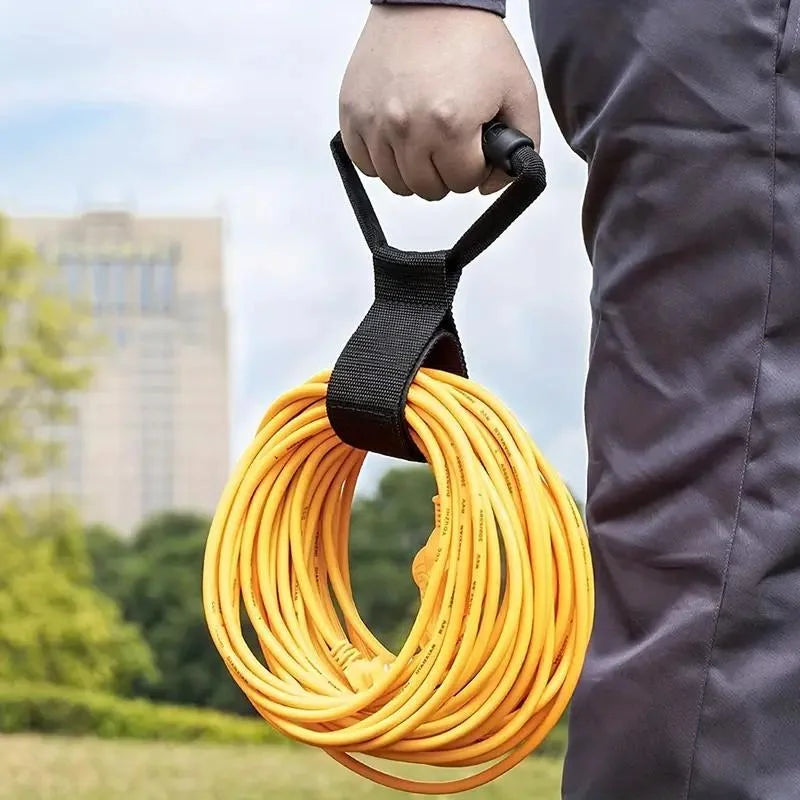 Cord Cleaning Holder Wire Manager With Rotating Buckle Nylon Heavy Cord Storage Strap For Power Cord Management Cable Hose