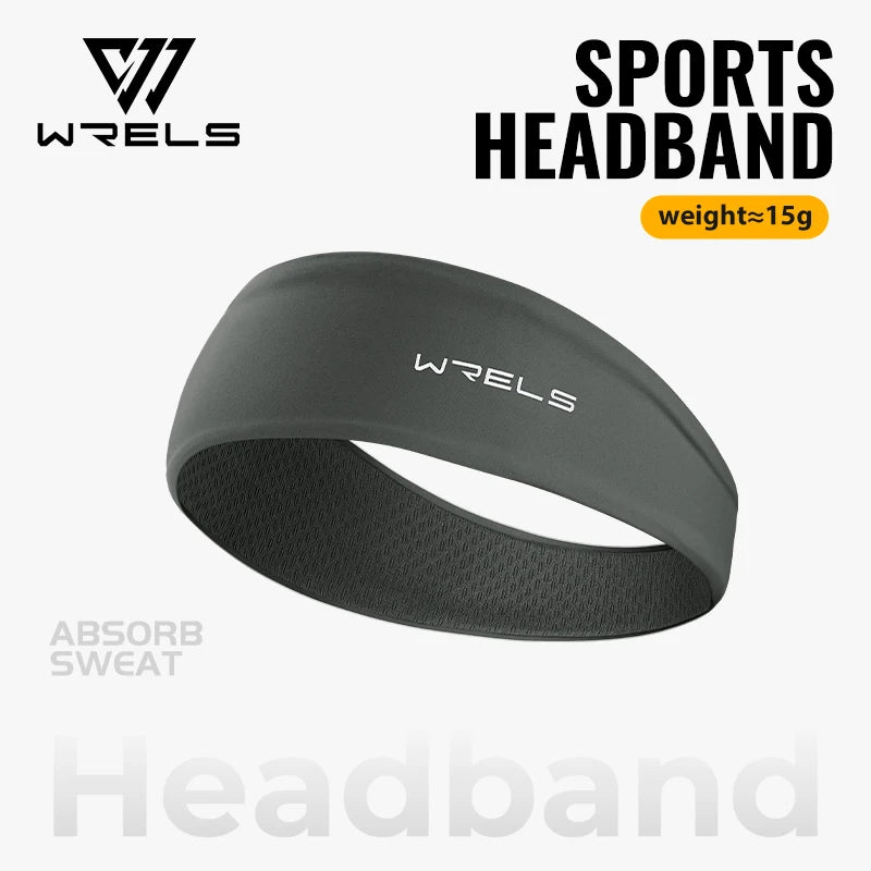 WRELS Sports Headband for Yoga Fitness Workout Breathable Headband Running Sweat Bands Sweat Wicking Non Slip Unisex Hairband