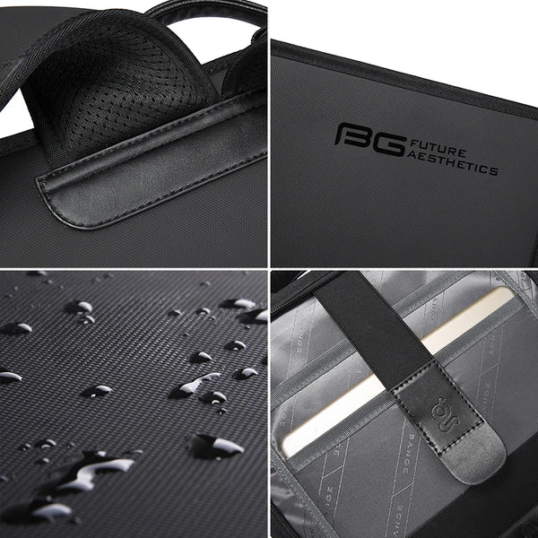 BANGE New Design Men Backpack Waterproof Fits for 14.1 inch Laptop Bag Teenager Travel Bag School Bag City Business Backpack Man
