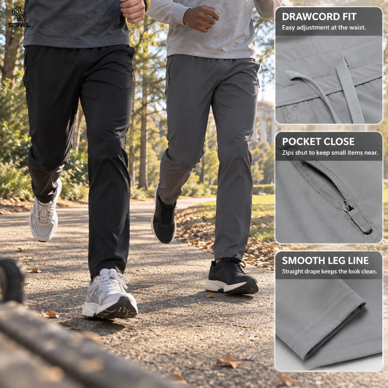 SBWL Men's High-Quality Outdoor Sports Pants for Cycling Climbing Hiking - Casual Autumn Winter Daily Simple Style