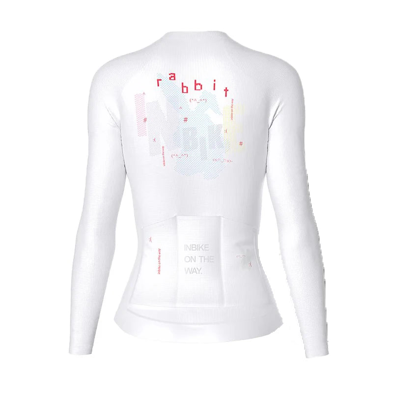INBIKE Women's Cycling Jersey Long Sleeved Biking Clothing Bicycle Top Shirts Road Mountain MTB Jersey for Women with Pockets