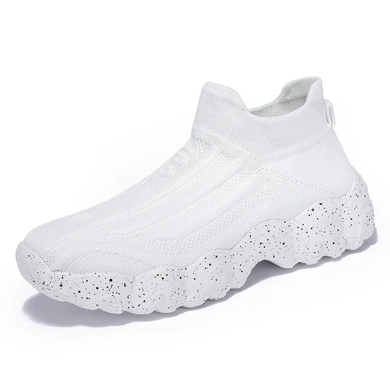 Mens Walking Shoes Summer Breathe Mesh Lightweight Soft Sole Casual Sneakers Daily Fitness Training Tennis Shoes for Man