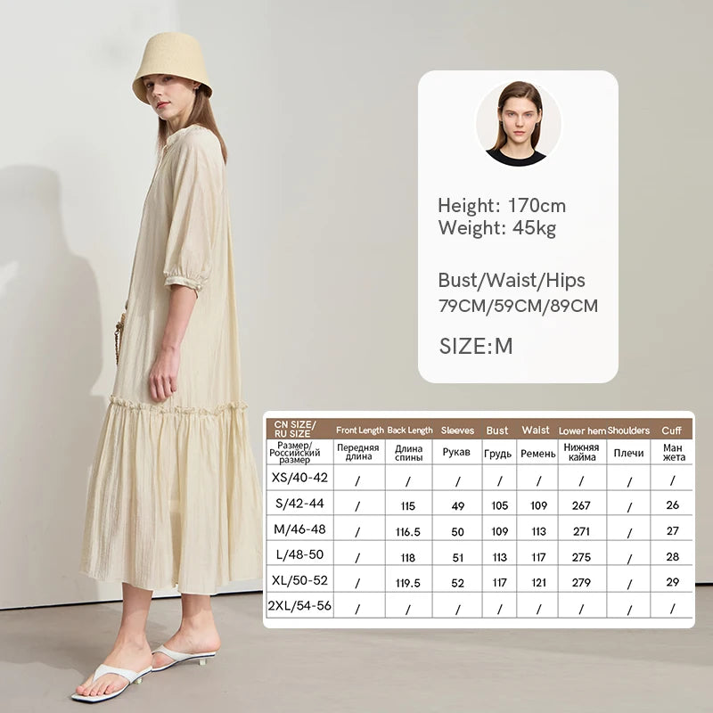 រ៉ូបការិយាល័យ AMII Minimalist សម្រាប់ស្ត្រីឆ្នាំ ២០២៦ រដូវក្តៅថ្មីដៃខ្លីក V រ៉ូបរឹងជ្រួញសម្រាប់ស្ត្រី ១២៥៤២១០៥