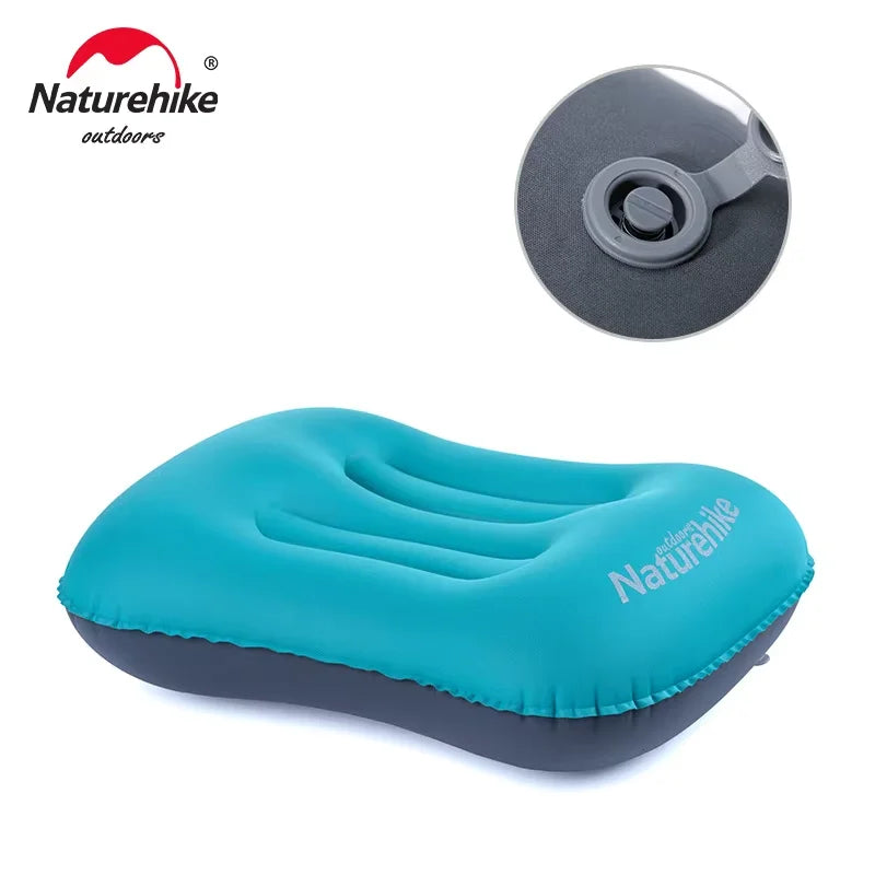 Naturehike TPU Inflatable Pillow Outdoor Camping Ultralight Portable U-shaped Pillows Neck Protection Travel Home Office Cushion
