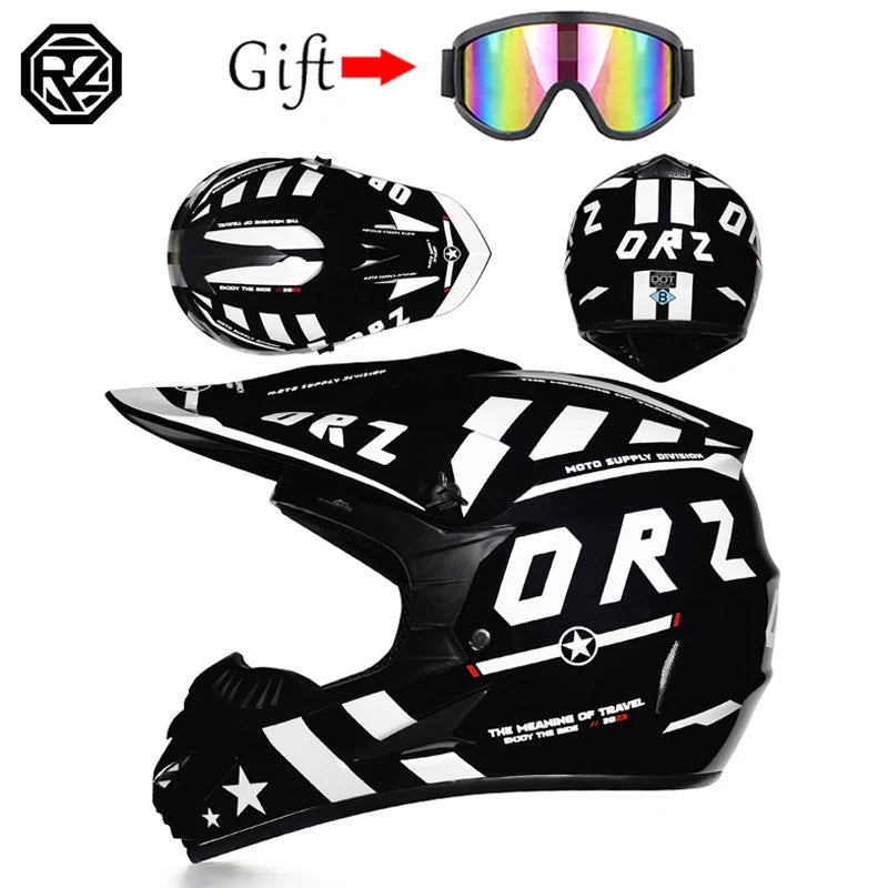 Motorcycle off-road helmet ATV all terrain beach bike full helmet capacity bike DH downhill helmet capacity de moto