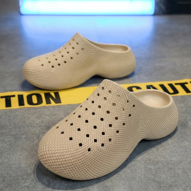 Men's Eva Clogs Breathable Slip On Slippers Summer Lightweight Quick Dry Beach Waterproof Garden Shoes Outdoor Walking Slipper