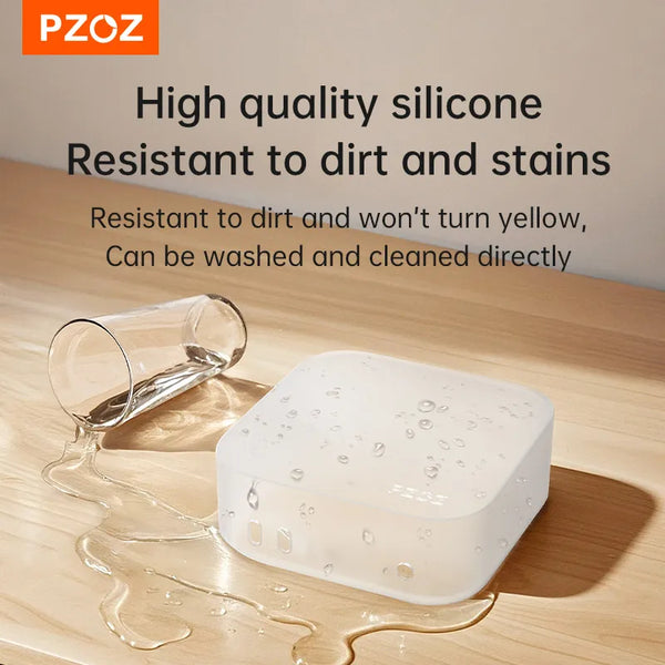 PZOZ For Mac Mini M4 Silicone Case Protective Cover For Macmini Protective Shell Cove Desktop Computer Case Shockproof Soft Case