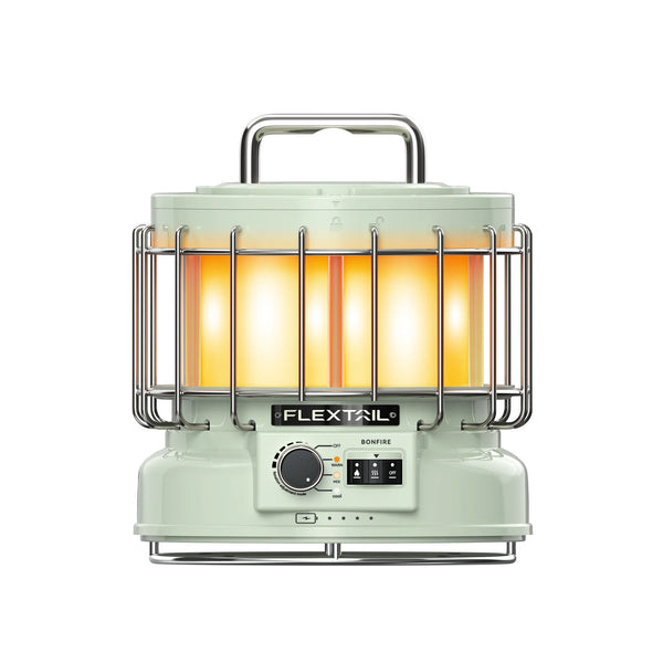 FLEXTAIL Rechargeable Camping Lantern with 9600mAh Battery, 3-in-1 Vintage Camping Light for Patio, Hiking, Camping, Bedroom