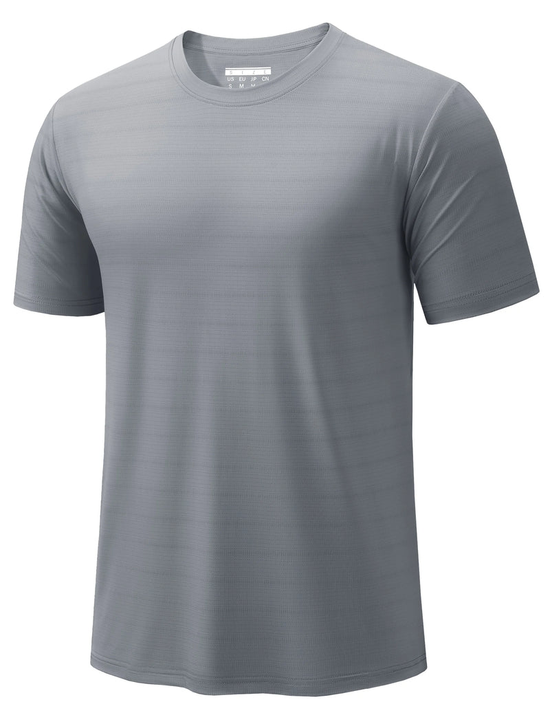 TACVASEN Men's Athletic T-Shirt Quick Dry Breathable Mesh Short Sleeve Tee Moisture Wicking Lightweight Running Workout Gym Top