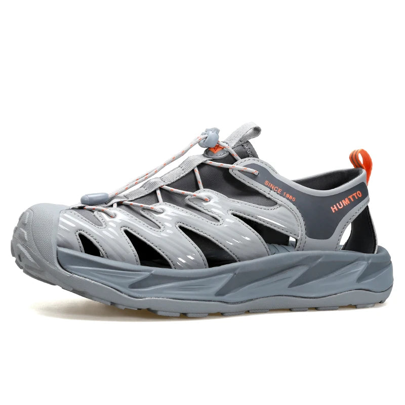 HUMTTO Breathable Hiking Shoes Men's Quick-Drying Wading Shoes for Men Summer Beach Outdoor Sandals Non-Slip Aqua Sneakers Male