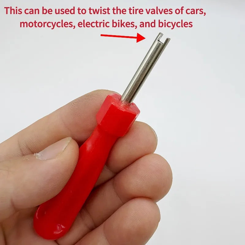9pcs/set Tire Valve Repair Tool Set,Universal for Schrader Valves,Suitable for Cars,Motorcycles,Bicycles,Motorcycle repair tools