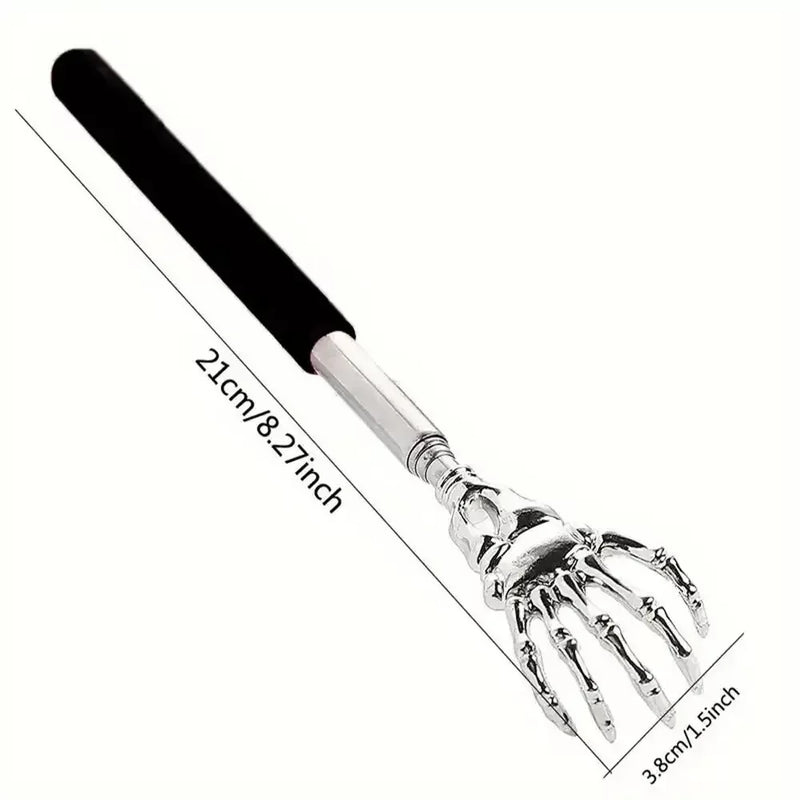 Ghost Hand Itchy Scratch Stainless Steel Scalable Home Massager No Need for People, Old Man Happy Scratcher Itchy Scratch