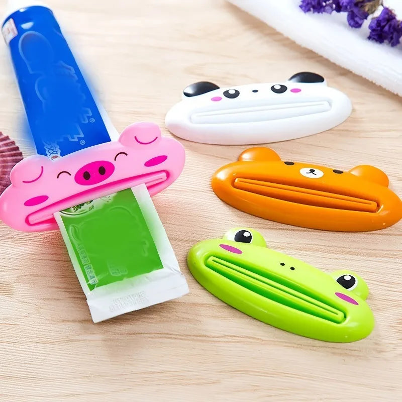 1pc Squeeze Toothpaste Dispenser Clips – Multi-Functional Bathroom supplies,Reduce Waste for Toothpaste And Facial Cleanser
