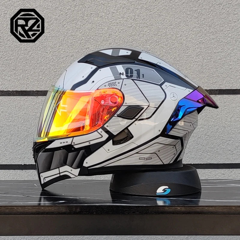 ORZ's latest high-quality modular flip helmet cascos para motos motorcycle dual lens full helmet capacity DOT approved