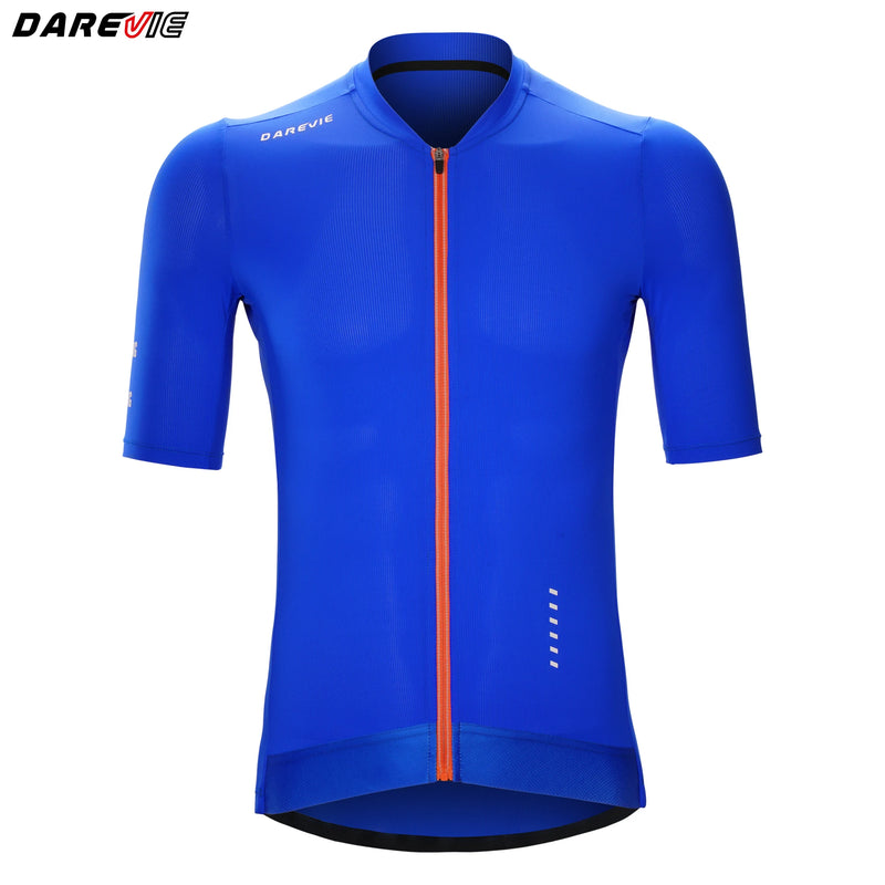 អាវយឺតជិះកង់ DAREVIE ប្រឆាំងកាំរស្មីយូវី SPF 50+ ប្រឆាំងនឹងការរអិល Pro Line សម្រាប់បុរស ជិះកង់ Maillot បច្ចេកវិទ្យាត្រជាក់ ស្ងួតលឿន សម្លៀកបំពាក់សម្រាប់ស្ត្រី