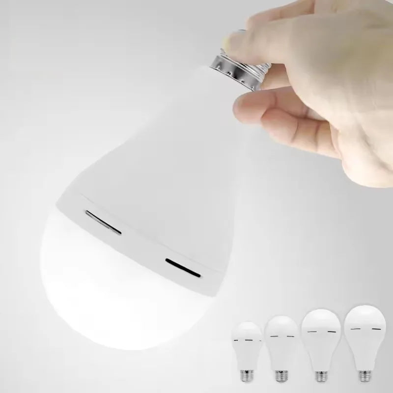 E27 Rechargeable LED Lamp Bulbs 7-15W High Brightness Emergency Light Bulb Outdoor Camping Fishing Portable Lamps Lights