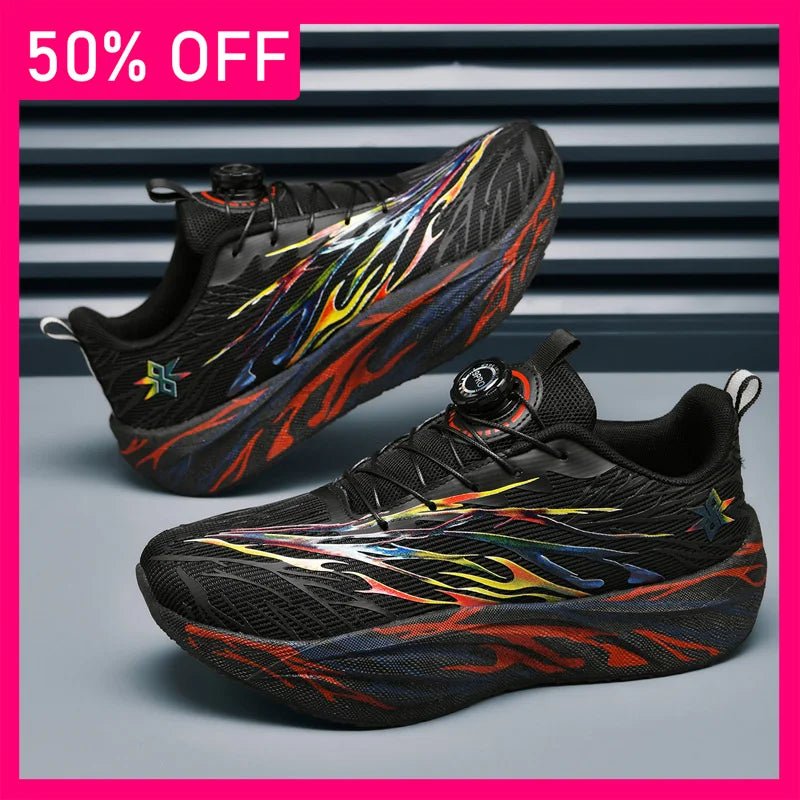 Unisex Sports Shoes Marathon Jogging Lightweight Shock-absorbing Breathable Outdoor Professional Running Training Shoes for Men