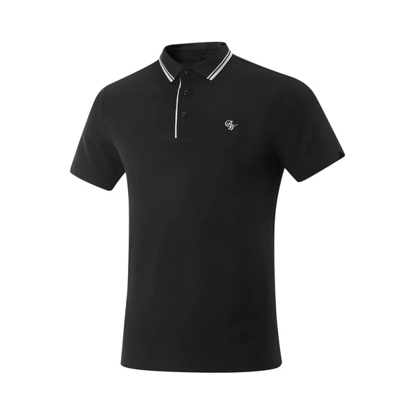អាវយឺតបុរស Li-Ning Wade POLO កម្រិតស្ងួត 88% Polyamide 12% Elastane កម្រិតស្ងួត មានខ្យល់ចេញចូលបានល្អ អាវយឺតកីឡា LiNing APLV007