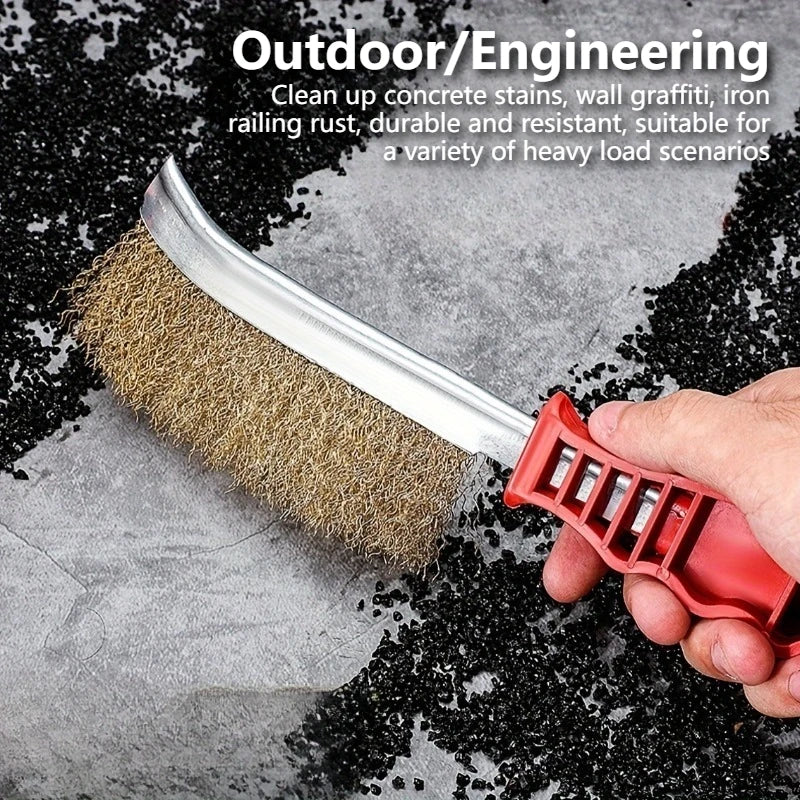 Multi-functional Knife-Type Wire Brushes,Rust Removal Wire Brushes Rust Removal Cleaning Brushes,Motorcycle cleaning brush