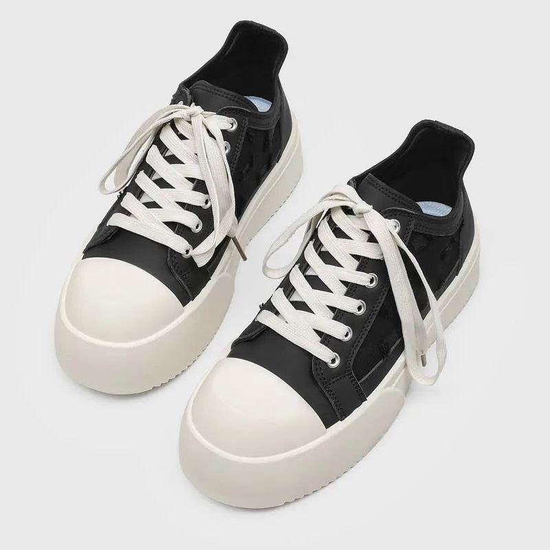 Men's thick-sole canvas Casual board Shoes Four Season Soft-sole Anti-slip Comfort Outdoor Walking Shoes Fashion Youth Tide Shoe