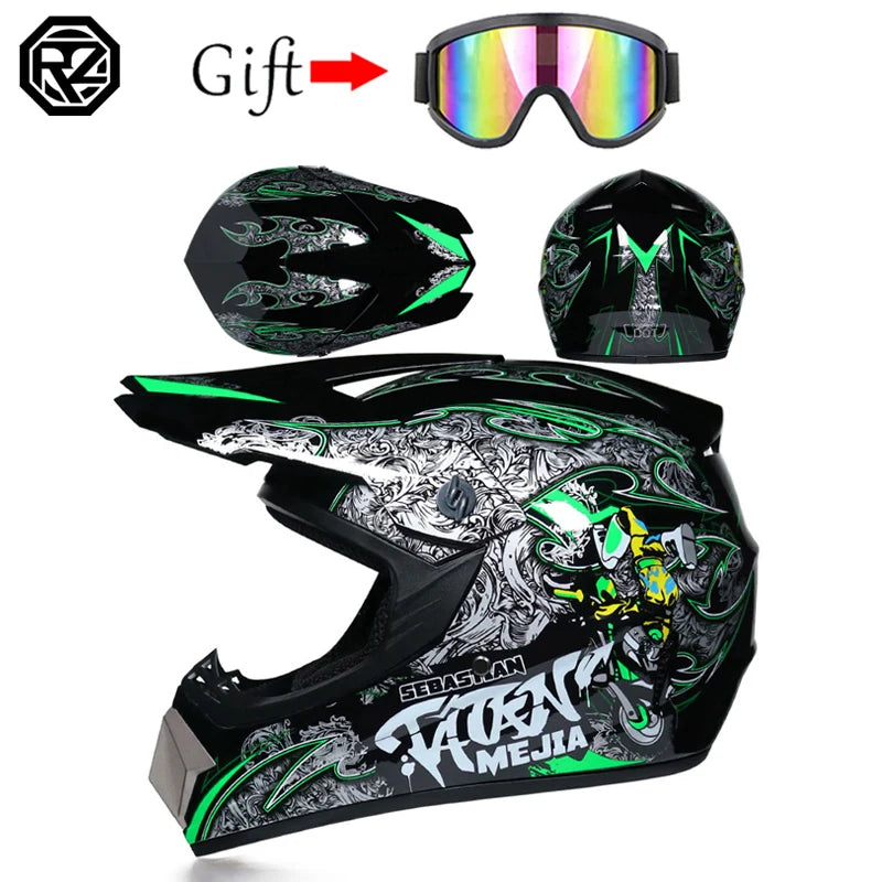 Children and adolescents professional full coverage motorcycle off-road race helmet bike AM DH helmet capacity motocross casso