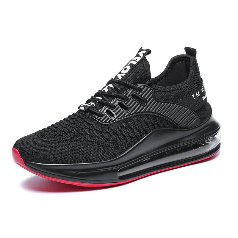 Men's Air Cushion Race Running Shoes Four Seasons Breathable Lightweight casual Sports Shoes Student Outdoor Speed Running Shoes