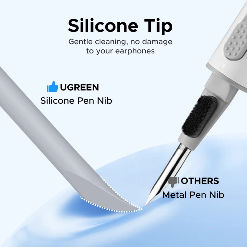 UGREEN Bluetooth Earphone Cleaning Tools for Airpods Pro Earbuds Case Cleaning Pen Bursh Kits for Samsung Xiaomi Airdots Huawei
