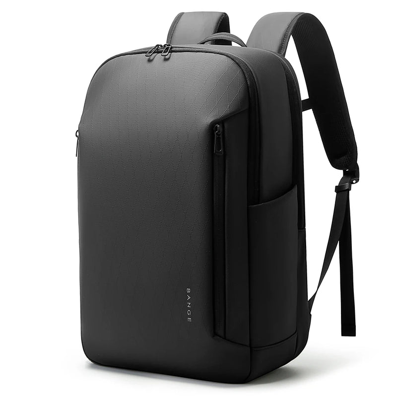 BANGE New Casual Multi-Pockets Big Capacity Daily 15.6inch Laptop Light Waterproof For Business Trip Roomy Men Backpack with YKK