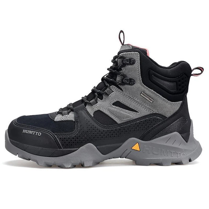HUMTTO Waterproof Boots Women Luxury Designer Hiking Shoes for Womens Outdoor Climbing Trekking Sneakers New Leather Ankle Boots