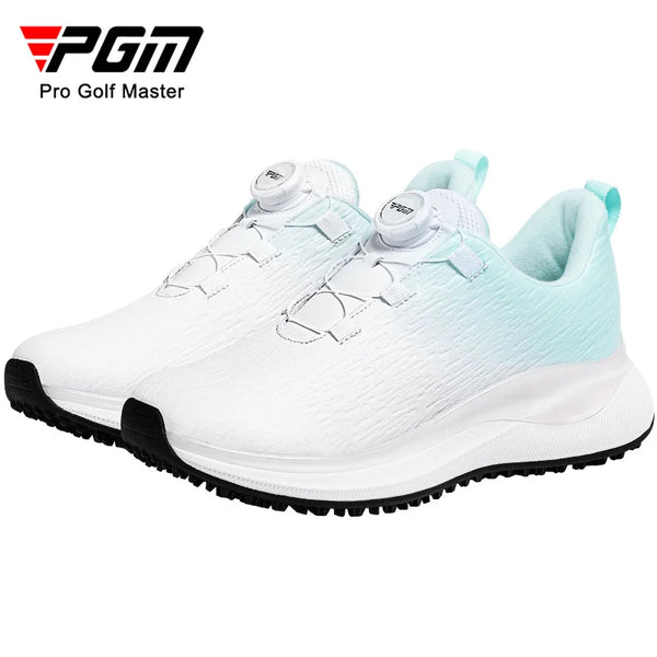 PGM Golf Women's Shoes Waterproof, Anti Slip, Wear Resistant, High Elasticity and Cushioning TPU Casual Sports Shoes XZ468
