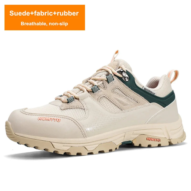 HUMTTO Hiking Shoes for Women Non-slip Outdoor Womens Shoes Luxury Designer Breathable Sports Trekking Climbing Sneakers Woman